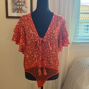Free People Shirt/Onesie (NWT)